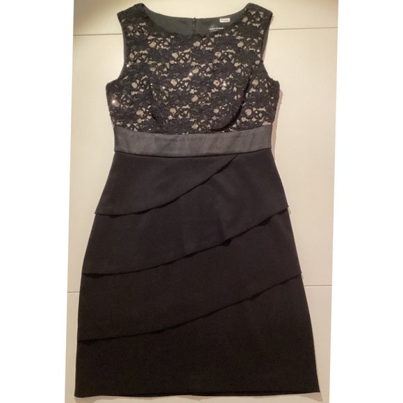 Black & Lace Cocktail Dress - Picture 1 of 4